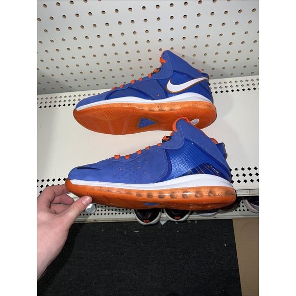 Nike LeBron VIII QS HWC Mens Basketball Shoes Size 8.5 Blue Orange CV1750-400 - Picture 6 of 8